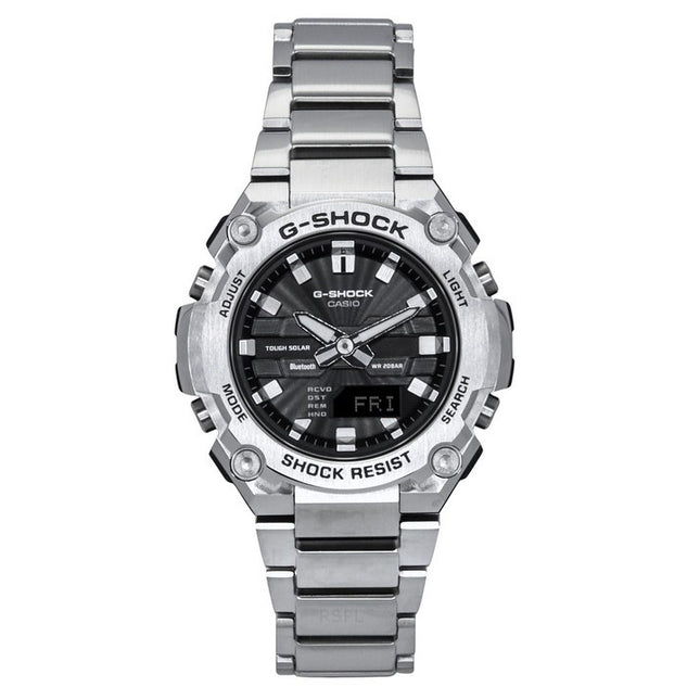 Casio G-Shock G-Steel Analog Digital Smartphone Link Black Dial Solar GST-B600D-1A 200M Men's Watch