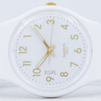 Swatch Originals White Bishop Quartz GW164 Unisex Watch