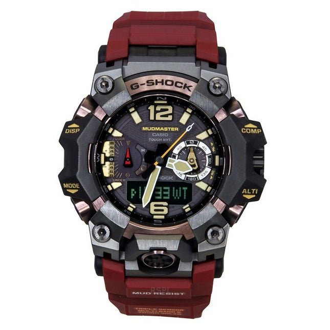 Casio G-Shock Master Of G-Land Mudmaster Analog Digital Smartphone Link Black Dial Solar GWG-B1000-1A4 200M Men's Watch