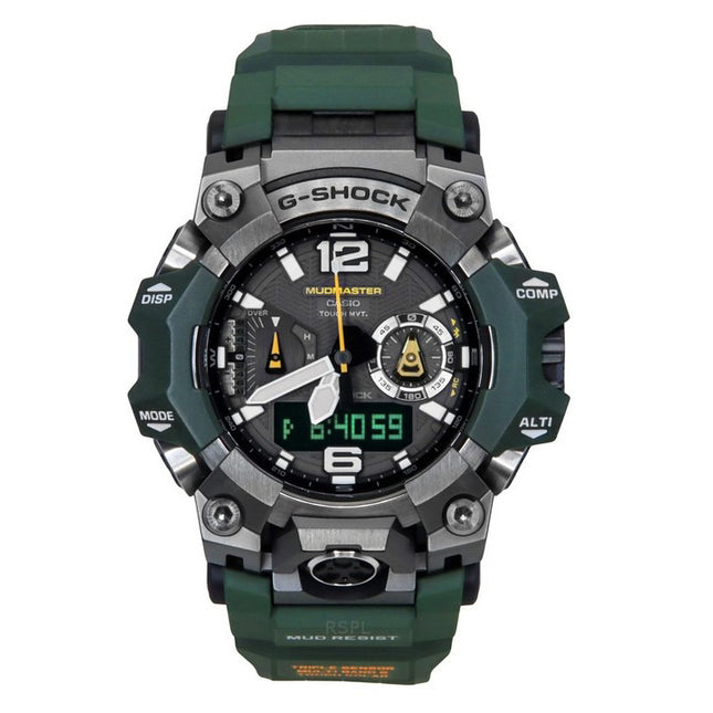 Casio G-Shock Master Of G-Land Mudmaster Analog Digital Smartphone Link Black Dial Solar GWG-B1000-3A 200M Men's Watch