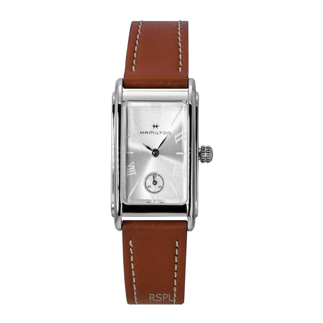 Hamilton American Classic Ardmore Leather Strap Silver Dial Quartz H11221550 Unisex Watch