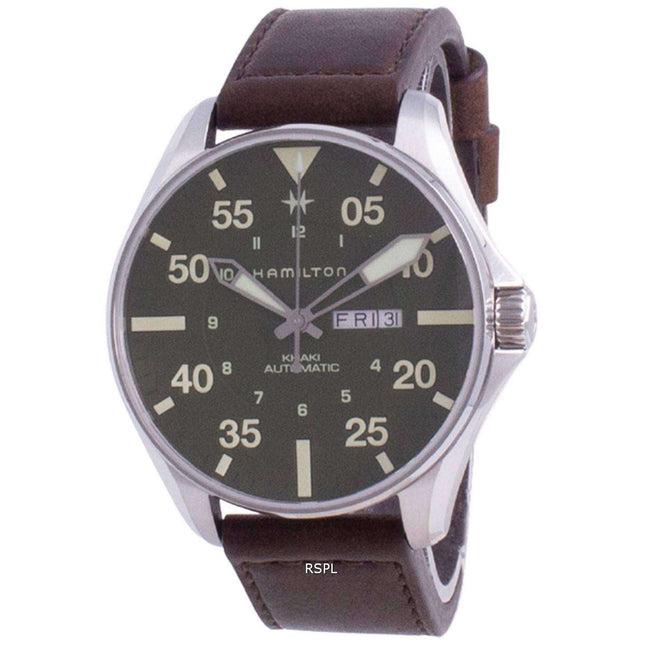 Hamilton Khaki Pilot Schott NYC Limited Edition Automatic H64735561 200M Divers Mens Watch