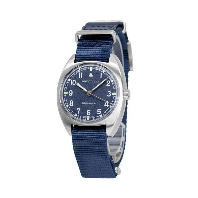 Hamilton Khaki Aviation Pilot Pioneer Blue Dial Mechanical H76419941 100M Men's Watch