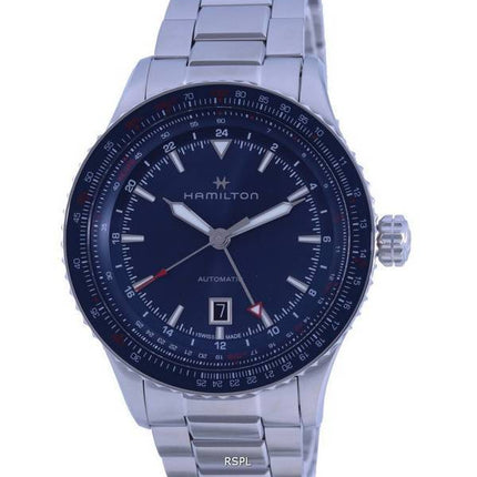 Hamilton Khaki Aviation Converter GMT Stainless Steel Automatic H76715140 100M Men's Watch
