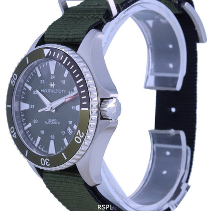 Hamilton Khaki Navy Scuba Green Dial Automatic H82375961 100M Mens Watch