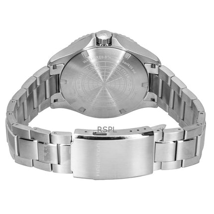 Hamilton Khaki Navy Scuba GMT Stainless Steel Silver Dial Automatic Diver's H82555150 300M Men's Watch