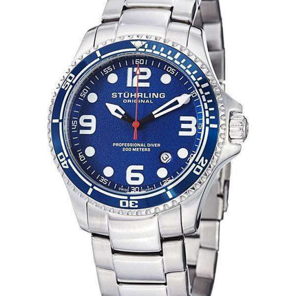 Stuhrling Original Aquadiver Specialty Grand Regatta Swiss Quartz HN593.33 Men's Watch