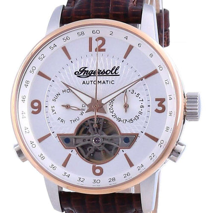 Ingersoll The Grafton Silver Dial Open Heart Automatic I00701B Men's Watch
