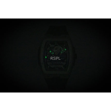 Ingersoll The Challenger Rubber Strap Black Skeleton Dial Automatic I12301 Men's Watch