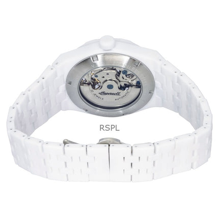 Ingersoll The Broadway Ceramic White Skeleton Dial Automatic I15103 Men's Watch