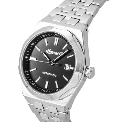 Ingersoll The Rider Stainless Steel Black Dial Automatic I16801 Men's Watch