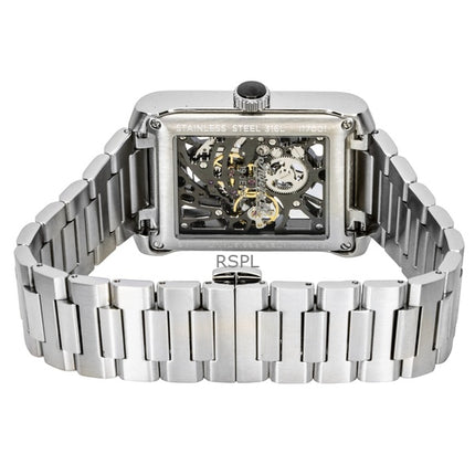 Ingersoll The Spur Stainless Steel Black Skeleton Dial Automatic I17001 Men's Watch