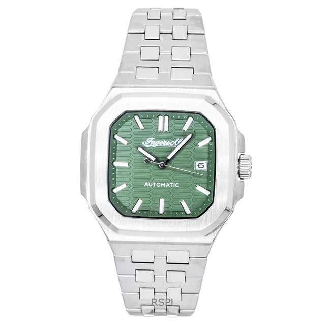 Ingersoll The Spirit Stainless Steel Green Dial Automatic I17802 Men's Watch