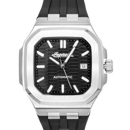Ingersoll The Yield Polyurethane Strap Black Dial Automatic I17803 Men's Watch
