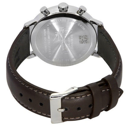 Iron Annie Bauhaus Chronograph Vegan Leather Strap Cream Dial Solar 50865n Men's Watch