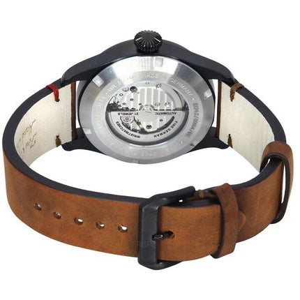 Iron Annie Flight Control Open Heart Black Dial Automatic 51742 Mens Watch