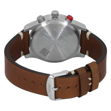 Iron Annie F13 Tempelhof Chronograph Brown Leather Strap Black Dial Quartz 56882 Men's Watch