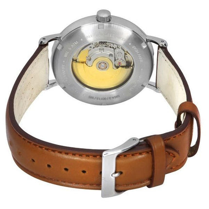 Iron Annie Amazonas Impressions Leather Strap Beige Dial Automatic 59543 Men's Watch