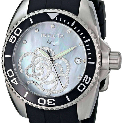 Invicta Angel Cubic Zirconia Flower Quartz 0487 Women's Watch