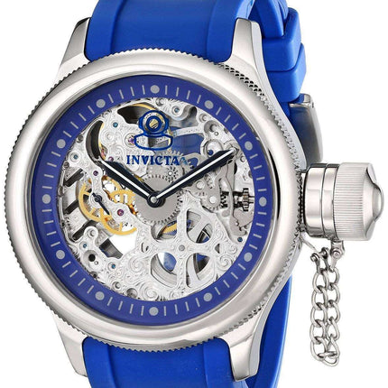 Invicta Russian Diver Skeleton Blue Strap 1089 Men's Watch