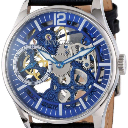 Invicta Vintage Mechanical Skeleton Blue Dial 12404 Men's Watch