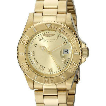 Invicta Pro Diver Diamond Accented Bezel Quartz 12820 Men's Watch