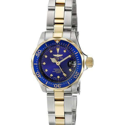 Invicta Pro Diver Quartz Two Tone Bracelet 200M 17035 Women's Watch