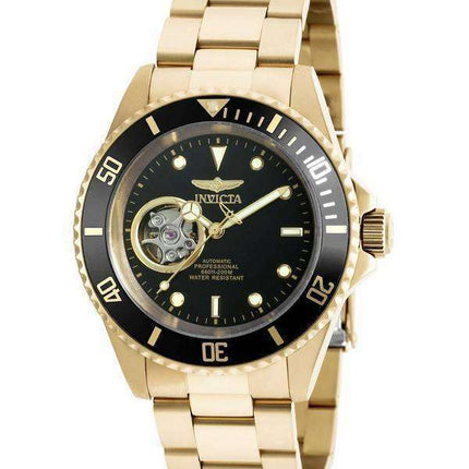 Invicta Pro Diver Automatic Professional 200M Gold Tone 20436 Men's Watch