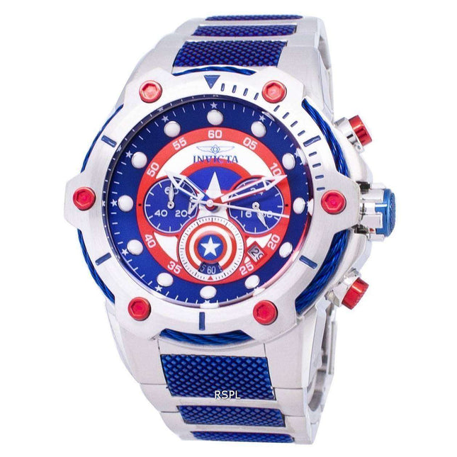Invicta Marvel 25780 Captain America Limited Edition Chronograph Quartz Men's Watch
