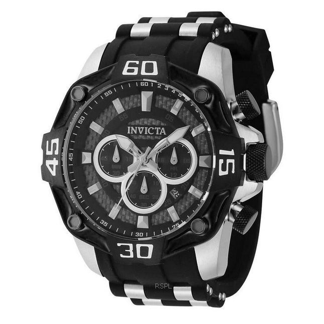 Invicta Pro Diver Chronograph Black Dial Quartz 44704 100M Men's Watch