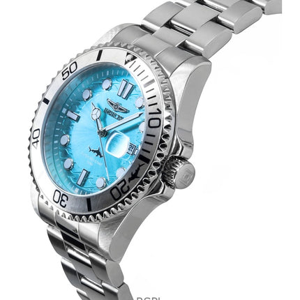 Invicta Pro Diver Stainless Steel Light Blue Dial Quartz 44715 100M Men's Watch