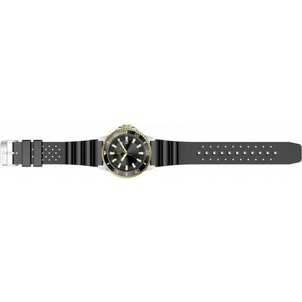 Invicta Pro Diver Silicone Strap Black Dial Quartz 46132 Men's Watch