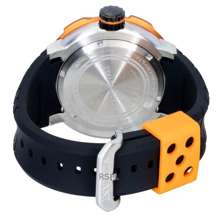 Invicta Pro Diver Ocean Voyage Silicone Strap Black Dial Quartz 48340 200M Men's Watch