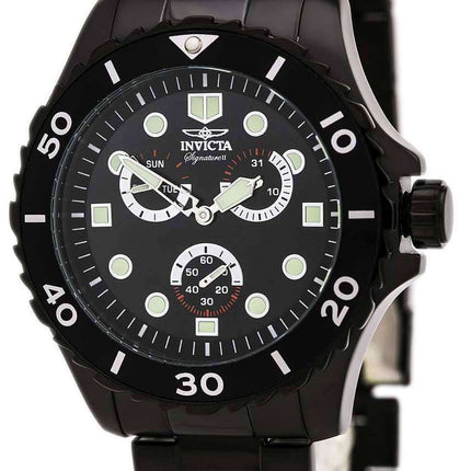 Invicta Signature II Black Dial Chronograph 7369 Men's Watch