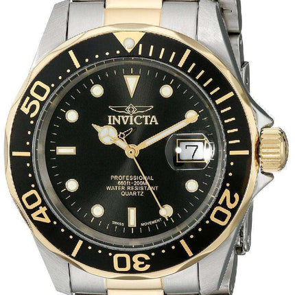 Invicta Swiss Pro Diver 200M Black Dial 9309 Men's Watch