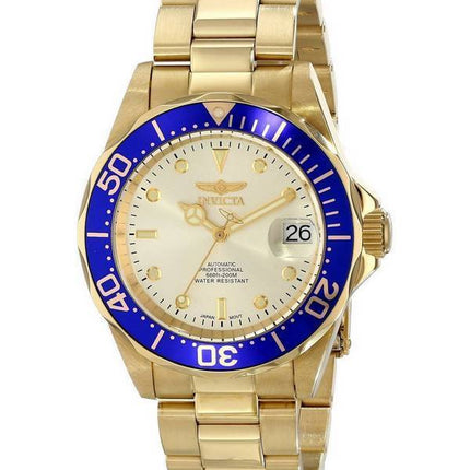 Invicta Automatic Pro Diver 200M Champaign Dial 9743 Men's Watch