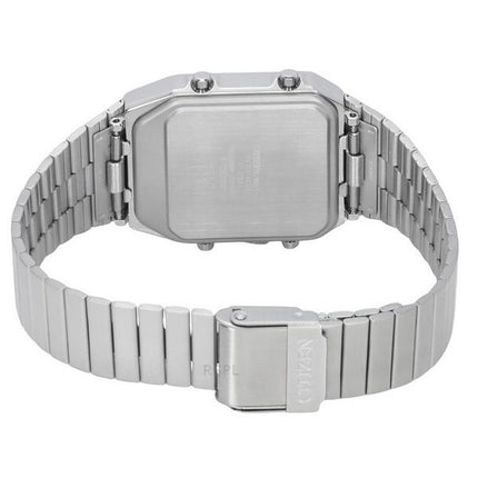 Citizen Reproduction Model Analog Digital Chronograph Stainless Steel Black Dial Quartz JG2101-78E Men's Watch