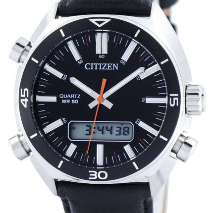 Citizen Quartz Alarm Chronograph Analog Digital JM5460-01E Men's Watch