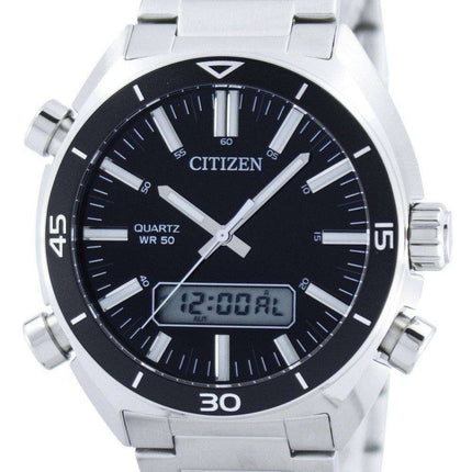 Citizen Quartz Alarm Analog Digital JM5460-51E Men's Watch