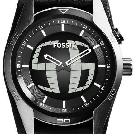 Fossil Coachman Analog-Digital Black Dial JR1472 Men's Watch