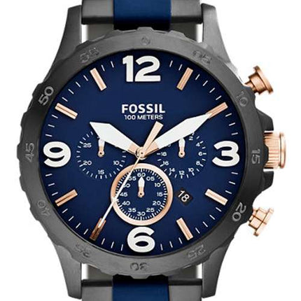 Fossil Nate Chronograph Quartz 100M JR1494 Men's Watch