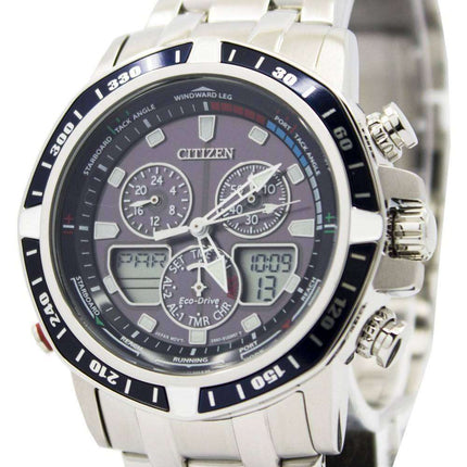 Citizen Sailhawk Eco-Drive Chronograph Analog Digital JR4051-54L Men's Watch