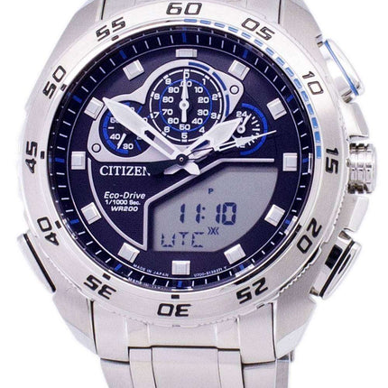 Citizen Promaster Eco-Drive Chronograph 200M Japan Made JW0121-51E Men's Watch