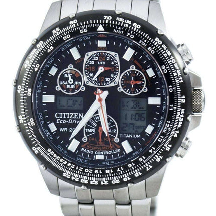 Citizen Promaster Skyhawk Titanium Eco-Drive Radio Controlled World Time JY0080-62E Men's Watch