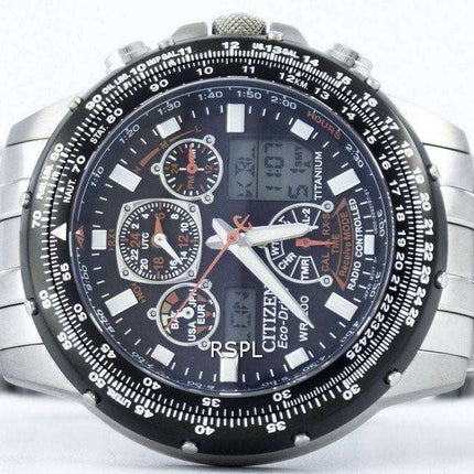 Citizen Promaster Skyhawk Titanium Eco-Drive Radio Controlled World Time JY0080-62E Men's Watch