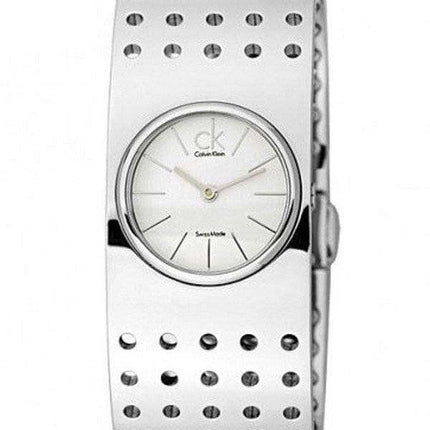 Calvin Klein Grid Quartz Swiss Made K8322120 Womens Watch