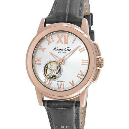 Kenneth Cole Open Heart Silver Dial Automatic KC10020860 Mens Watch