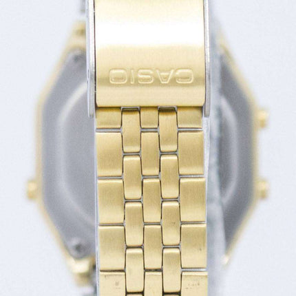 Casio Digital Quartz Stainless Steel Illuminator LA680WGA-1BDF LA680WGA-1B Women's Watch