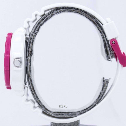 Casio Analog Hot Pink White Dial LRW-200H-4BVDF LRW200H-4BVDF Women's Watch
