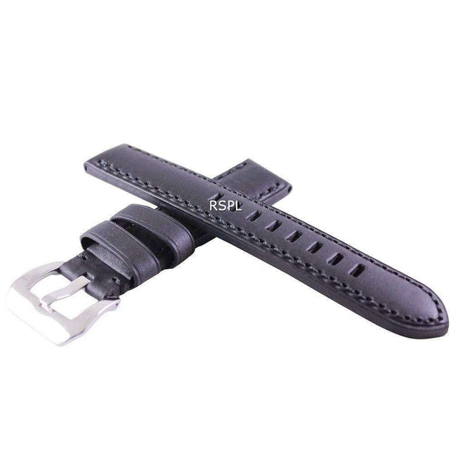 Black Ratio Brand Leather Strap 20mm For SRP311, SRP581